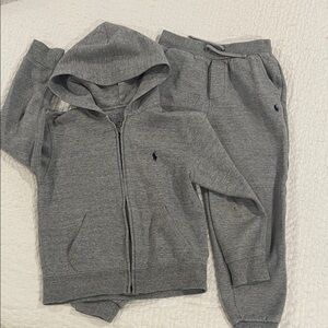Polo Kids Hoodie and Sweatpants Set